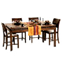 Takhat Style Wooden Dining Table with Casule Jali Wooden Chairs